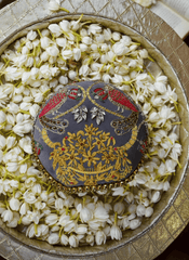 Shararti Paro Embroidered  Clutch