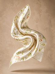 Blush Heirloom Garden Pocket Square