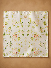 Blush Heirloom Garden Pocket Square