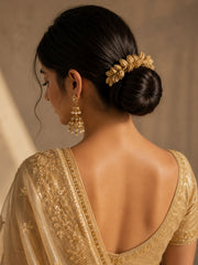Champa Gold Silk Gajra