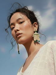 Matcha Emerald Begum Earring