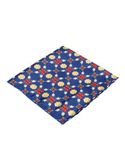 Indigo Jewel Lattice Pocket Square