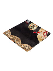 Imperial Medallion Noir Pocket Square