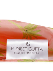 Coral Palm Royale Pocket Square