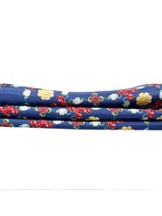 Indigo Jewel Lattice Pocket Square