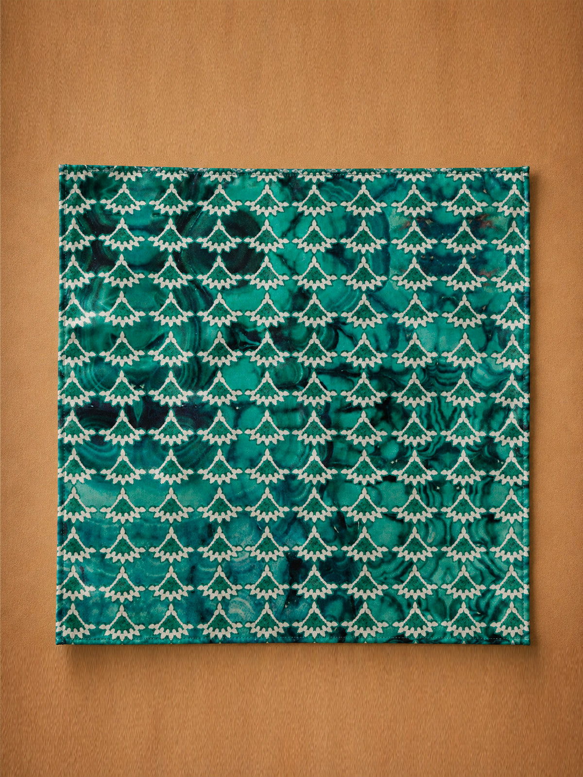 Emerald Jali Reverie Pocket Square