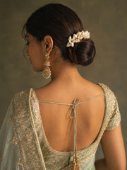 Ivory Silk Gajra