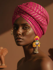 Ladoo Peela Gaj Earring