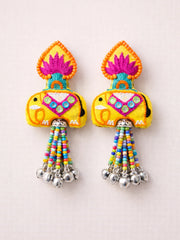 Ladoo Peela Gaj Earring